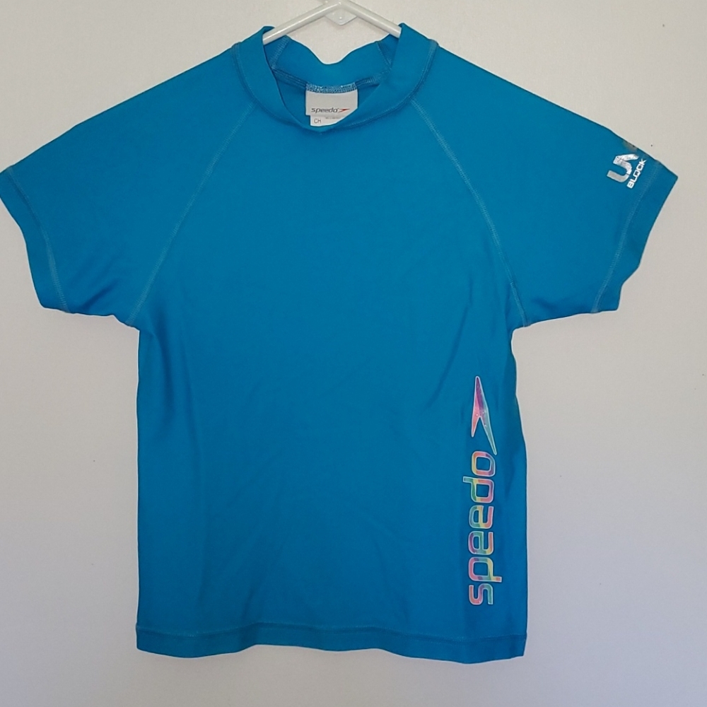 Speedo Kids Swim Rashguard - Blue